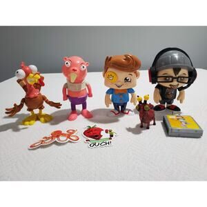 Lot FGTeeV Big Figures & Extras Gurky Turkey Duddy Funnel Boy Not Naked Neil